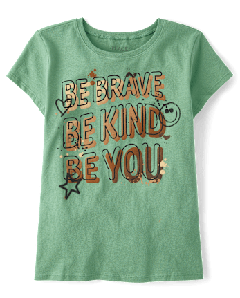 Girls Be Brave Graphic Tee