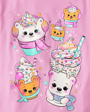 Girls Winter Dessert Graphic Tee