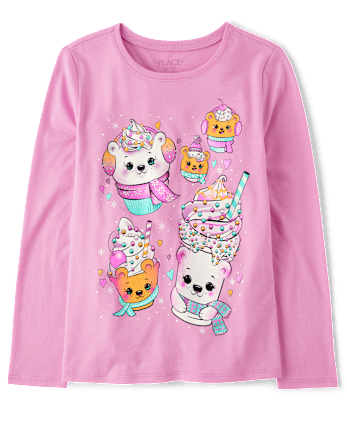 Girls Winter Dessert Graphic Tee