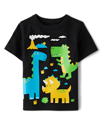 Baby And Toddler Boys Dino Graphic Tee
