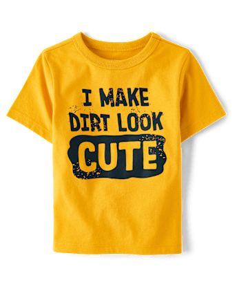 Baby And Toddler Boys I Make Dirt Look Cute Graphic Tee