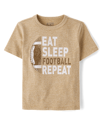 Baby And Toddler Boys Football Graphic Tee