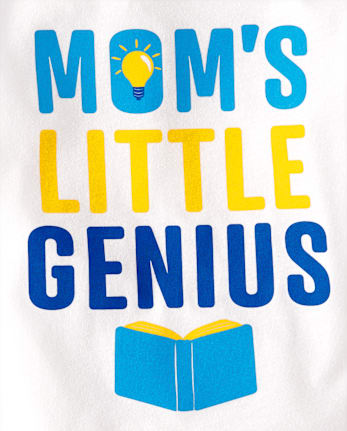Baby And Toddler Boys Mom's Genius Graphic Tee