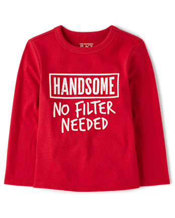 Baby And Toddler Boys Handsome Graphic Tee