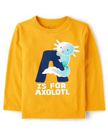 Baby And Toddler Boys Axolotl Graphic Tee