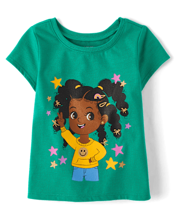 Baby And Toddler Girls Girl Graphic Tee