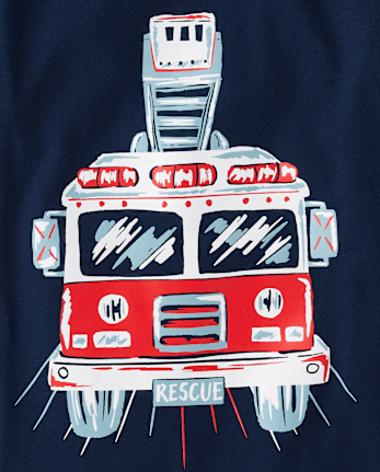 Baby And Toddler Boys Rescue Vehicle Graphic Tee 3-Pack