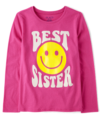Girls Best Sister Graphic Tee