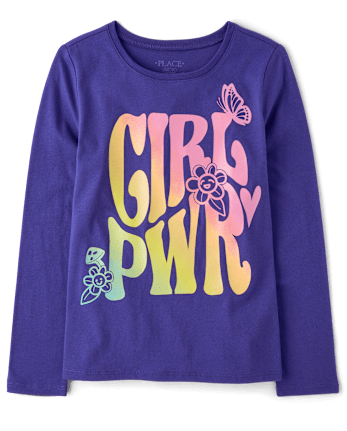 Girls Girl Pwr Graphic Tee