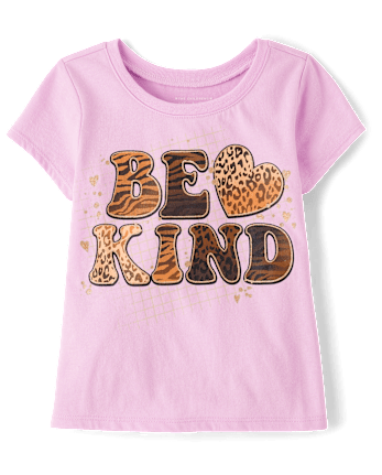 Baby And Toddler Girls Be Kind Graphic Tee