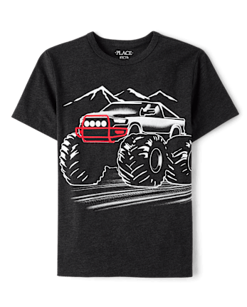 Boys Monster Truck Graphic Tee