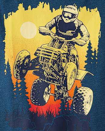 Boys Quad Bike Graphic Tee