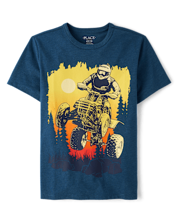 Boys Quad Bike Graphic Tee