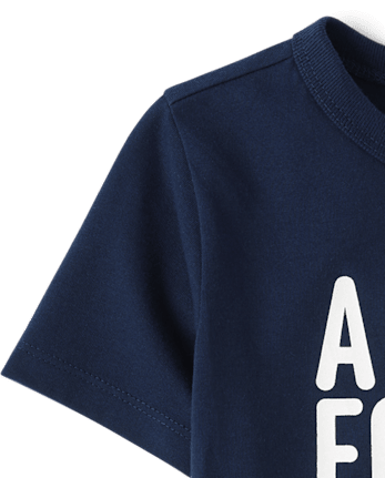 Baby And Toddler Boys Valentine's Day Love You Alphabet Graphic Tee