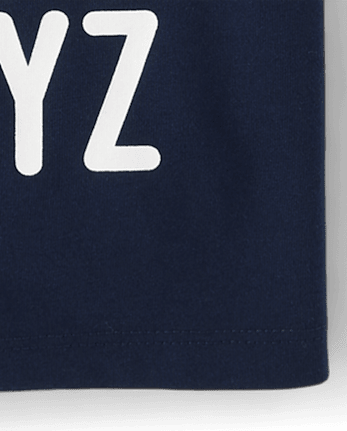 Baby And Toddler Boys Valentine's Day Love You Alphabet Graphic Tee