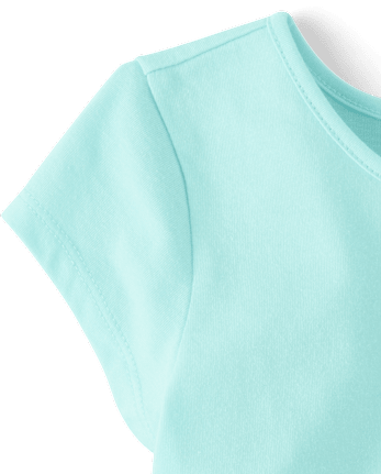 Toddler Girls Tie Front Top