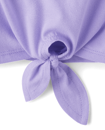 Toddler Girls Tie Front Top