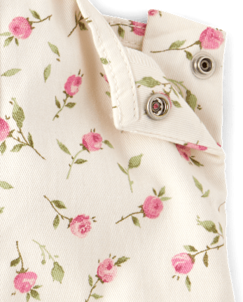 Ensemble jupe fleurie 2 pièces pour petite fille