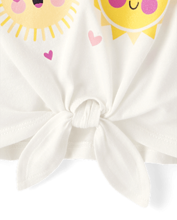 Toddler Girls Sun Ruffle Tank Top 4-Pack