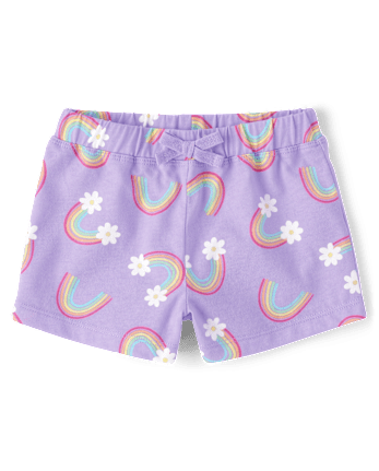 Baby And Toddler Girls Rainbow Shorts