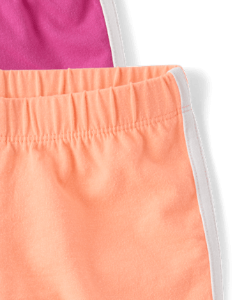 Toddler Girls Dolphin Shorts 5-Pack