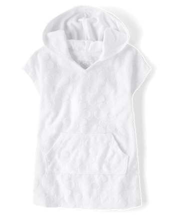 Baby And Toddler Girls Floral Terry Swim Cover-Up