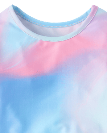 tout-petit, fille arc-en-ciel Maillot de bain 3 pièces marbre