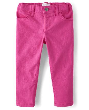 Jeans droits pour bébés et petites filles