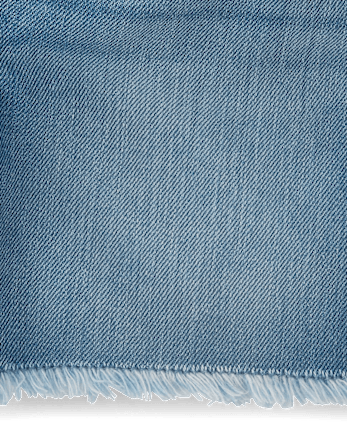 Baby And Toddler Girls Denim Midi Shorts