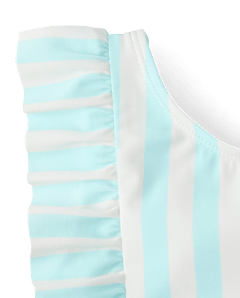 Bébé And tout-petit, fille Maillot de bain une pièce rayé Flutter