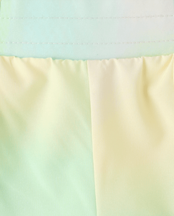 tout-petit, fille Quick Dry arc-en-ciel Marble Lined Short