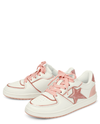 Girls Star Colorblock Low Top Sneakers