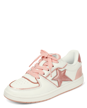 Girls Star Colorblock Low Top Sneakers