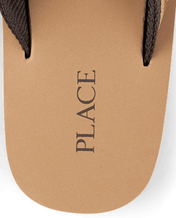 Tongs rayées pour enfants