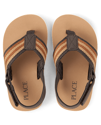 Toddler Striped Flip Flops