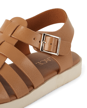 Girls Platform Fisherman Sandals