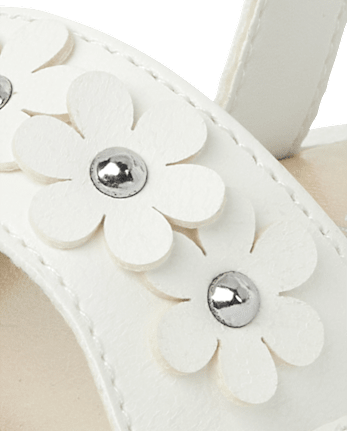 Sandales à fleurs pour bébés filles