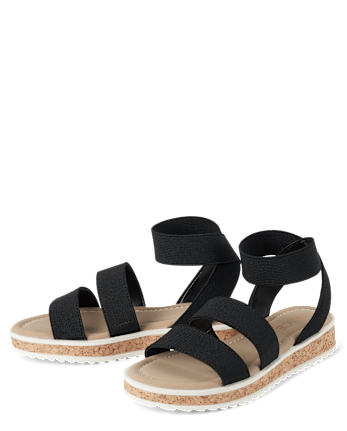 Girls Elastic Sandals