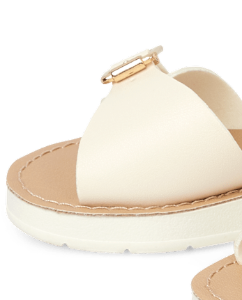 Sandales à boucle pour petites filles