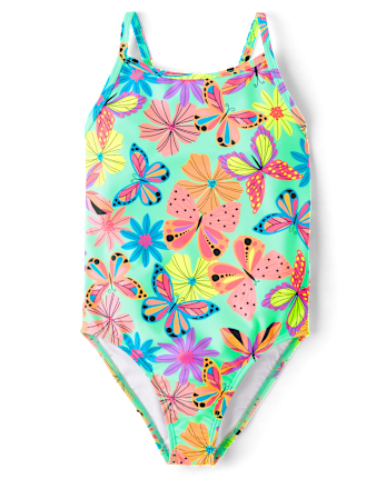 Maillot de bain une pièce Fille Imprimé dos croisé