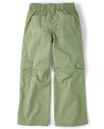 Pantalon cargo à jambes larges pour filles
