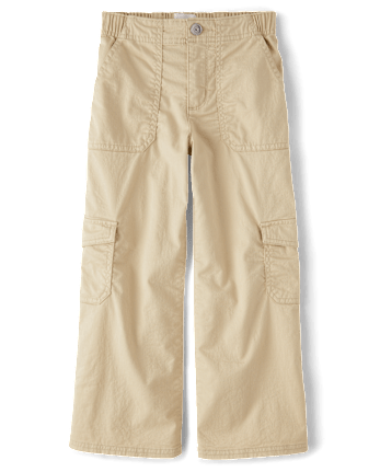 Pantalon cargo à jambes larges pour filles