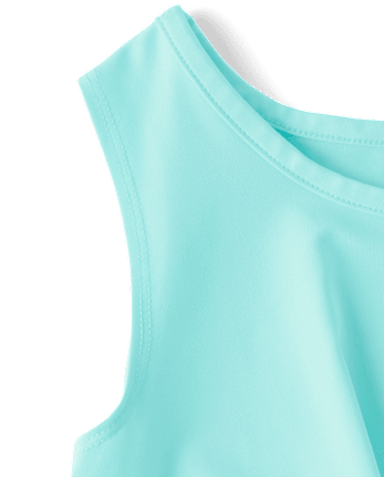 Girls Quick Dry Twist Front Tank Top