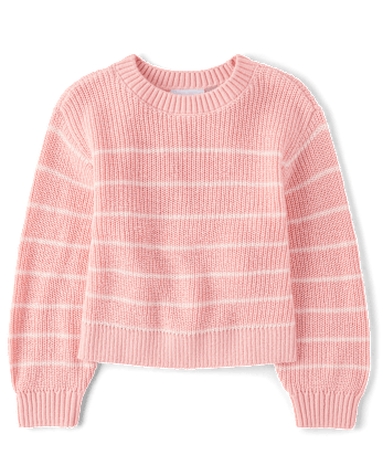 Girls Striped Sweater