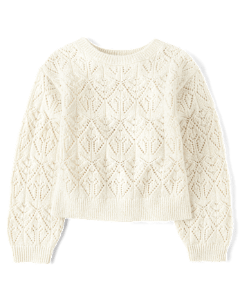 Girls Stitched Sweater