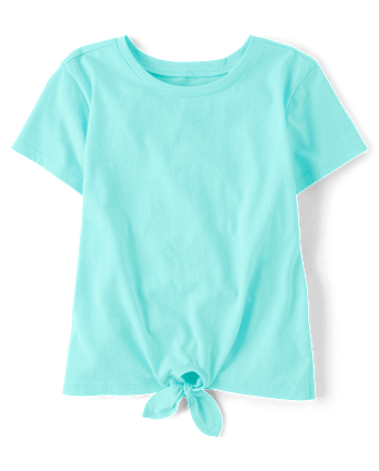 Girls Tie Front Top