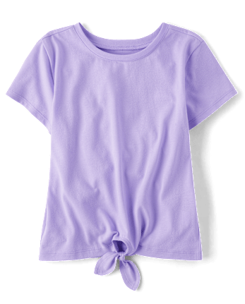 Girls Tie Front Top