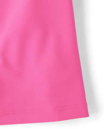 Girls Quick Dry Twist Back Boxy Top
