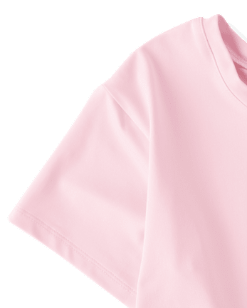 Girls Quick Dry Twist Back Boxy Top