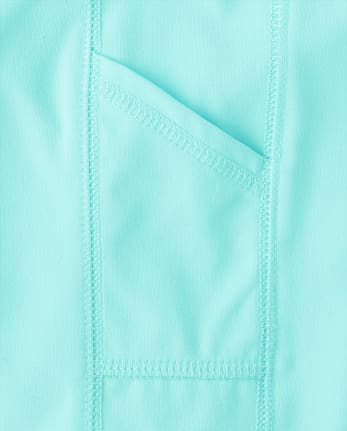 Girls Quick Dry High Rise Bike Shorts